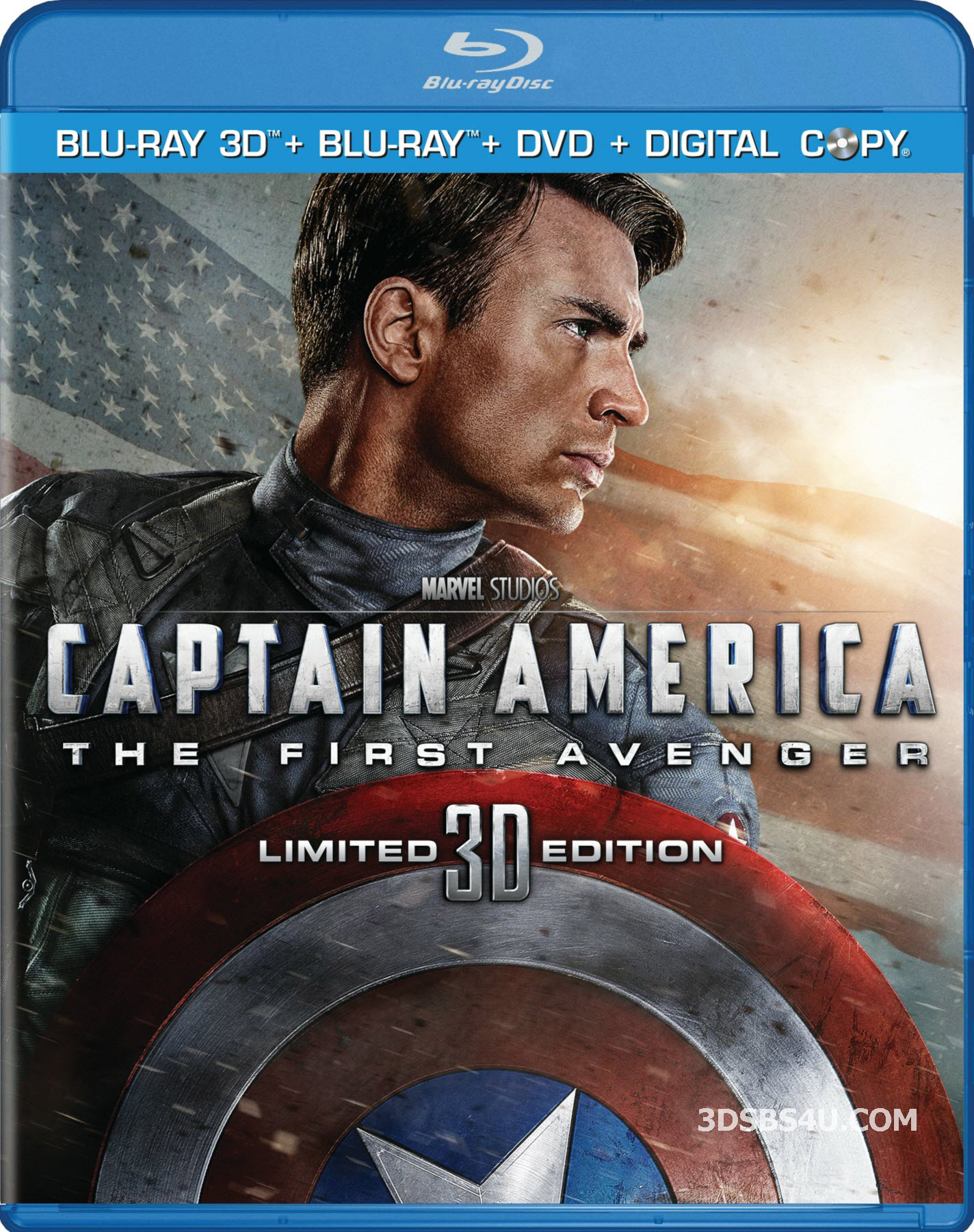 Captain America The First Avenger 3D (2011) DTS Half-SBS 3DSBS4U Release