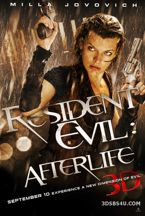 Resident Evil Afterlife 3D (2010) 1080p Half-SBS - 3DSBS4U Release
