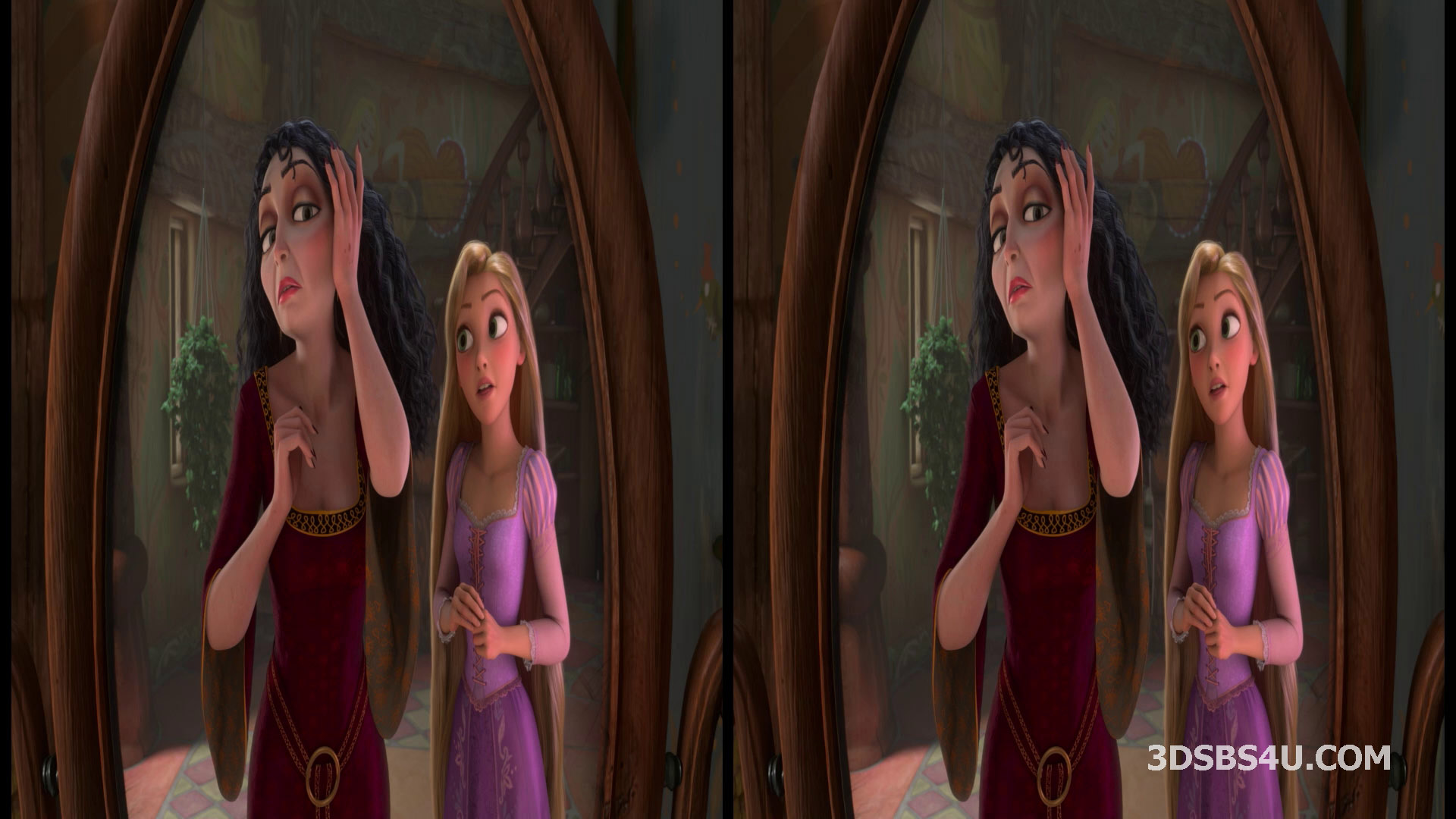 Tangled 3D (2010) 1080p Half-SBS - 3DSBS4U Release